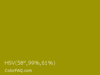 HSV 58°,99%,61% Color Image