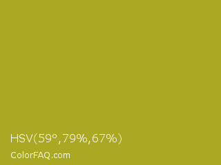 HSV 59°,79%,67% Color Image