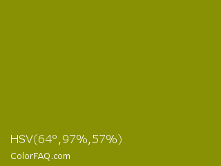 HSV 64°,97%,57% Color Image