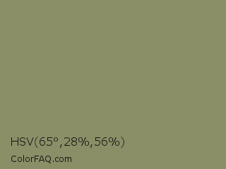HSV 65°,28%,56% Color Image