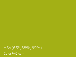 HSV 65°,88%,69% Color Image