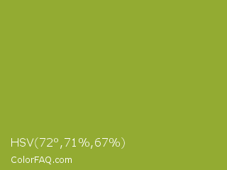 HSV 72°,71%,67% Color Image