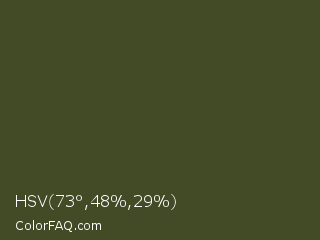 HSV 73°,48%,29% Color Image