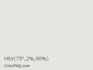HSV 75°,2%,90% Color Image