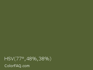 HSV 77°,48%,38% Color Image