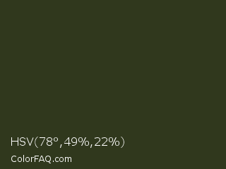 HSV 78°,49%,22% Color Image