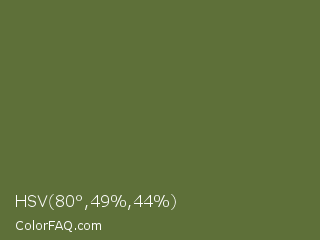 HSV 80°,49%,44% Color Image