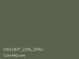 HSV 83°,23%,39% Color Image