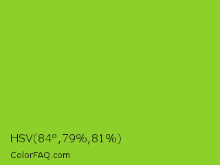 HSV 84°,79%,81% Color Image
