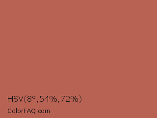HSV 8°,54%,72% Color Image