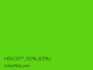 HSV 97°,92%,83% Color Image