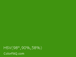 HSV 98°,90%,58% Color Image