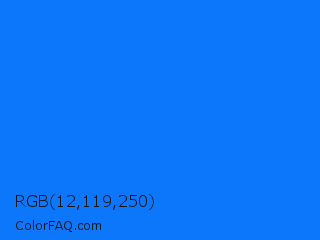 RGB 12,119,250 Color Image