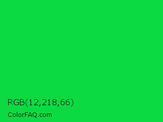 RGB 12,218,66 Color Image