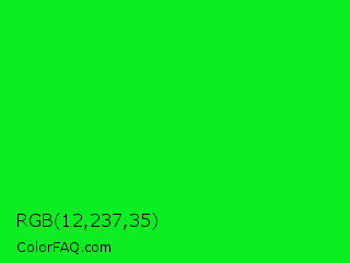 RGB 12,237,35 Color Image
