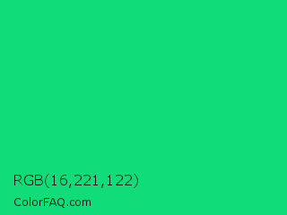 RGB 16,221,122 Color Image