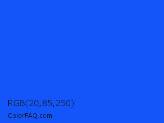 RGB 20,85,250 Color Image