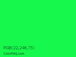 RGB 22,248,75 Color Image