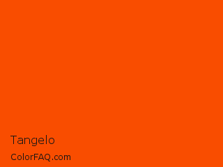 RGB 249,77,0 Tangelo Color Image