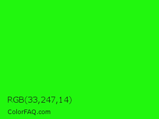RGB 33,247,14 Color Image