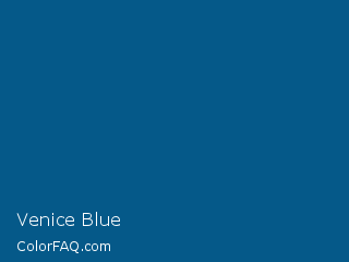 RGB 5,89,137 Venice Blue Color Image