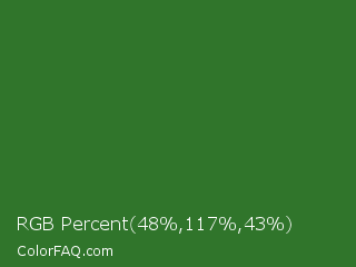 RGB Percent 19%,46%,17% Color Image