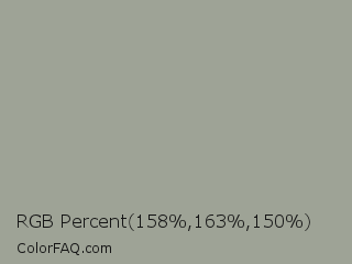 RGB Percent 62%,64%,59% Color Image