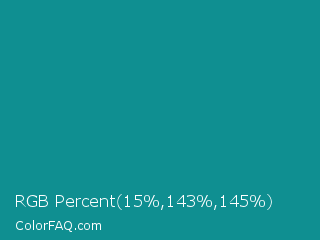 RGB Percent 6%,56%,57% Color Image