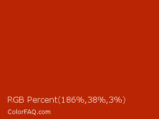 RGB Percent 73%,15%,1% Color Image