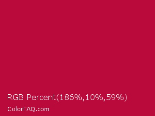 RGB Percent 73%,4%,23% Color Image