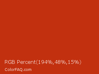 RGB Percent 76%,19%,6% Color Image