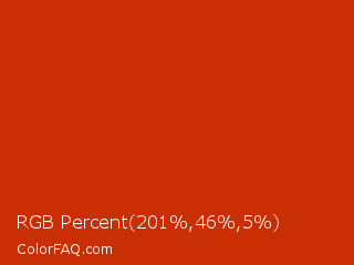 RGB Percent 79%,18%,2% Color Image