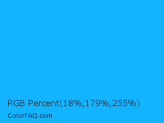 RGB Percent 7%,70%,100% Color Image