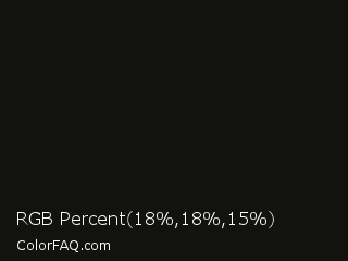 RGB Percent 7%,7%,6% Color Image