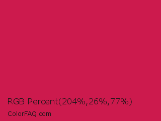 RGB Percent 80%,10%,30% Color Image