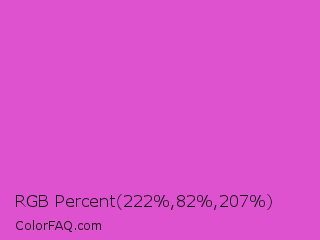 RGB Percent 87%,32%,81% Color Image