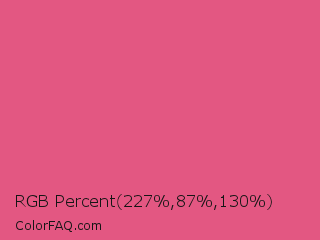 RGB Percent 89%,34%,51% Color Image