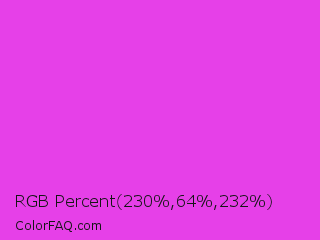 RGB Percent 90%,25%,91% Color Image
