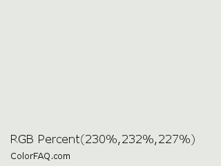 RGB Percent 90%,91%,89% Color Image