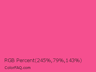 RGB Percent 96%,31%,56% Color Image
