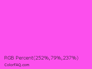 RGB Percent 99%,31%,93% Color Image