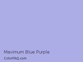 RYB 172,172,230 Maximum Blue Purple Color Image