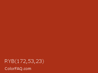 RYB 172,53,23 Color Image