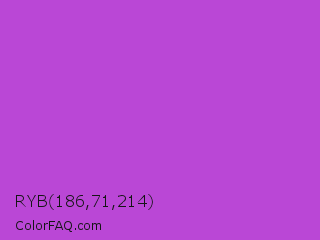 RYB 186,71,214 Color Image