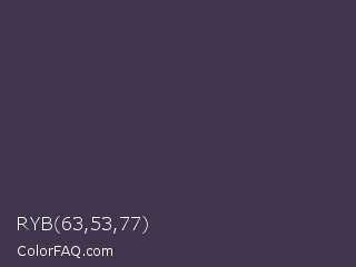 RYB 63,53,77 Color Image