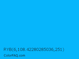 RYB 6,108.42280285036,251 Color Image