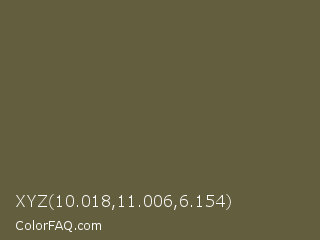 XYZ 10.018,11.006,6.154 Color Image