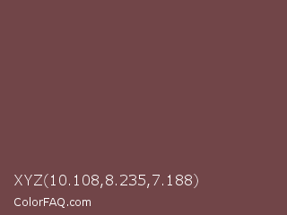 XYZ 10.108,8.235,7.188 Color Image