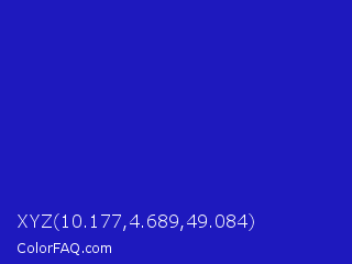 XYZ 10.177,4.689,49.084 Color Image