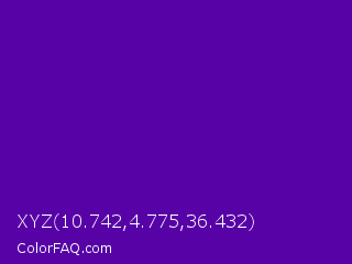 XYZ 10.742,4.775,36.432 Color Image